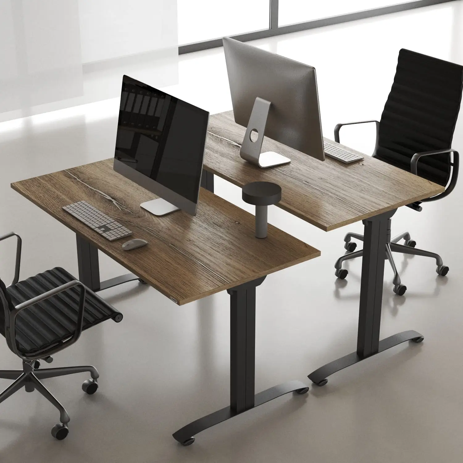 Офисные столы с регулировкой высоты