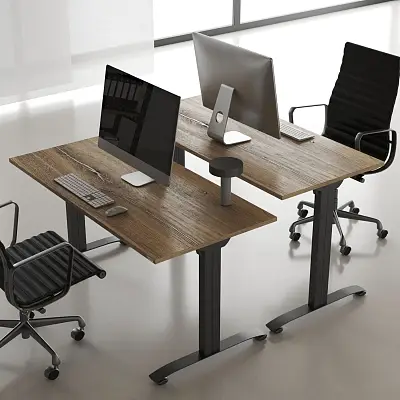 Офисные столы с регулировкой высоты