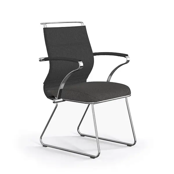 Кресло офисное Sit Well M4-192K - Bahama /Ach46/Wm12/K15cF(F54) темно-серое