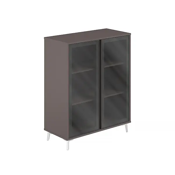Шкаф средний Sirio с стеклянными дверьми