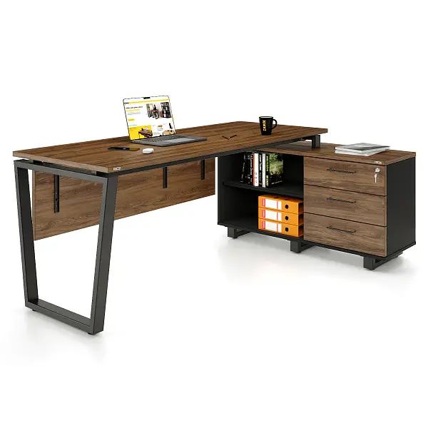 Стол прямой Ирис 60x30 ТР с опорой на тумбу