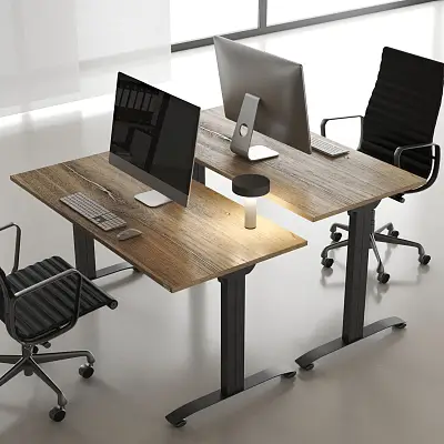 Офисные столы с регулировкой высоты
