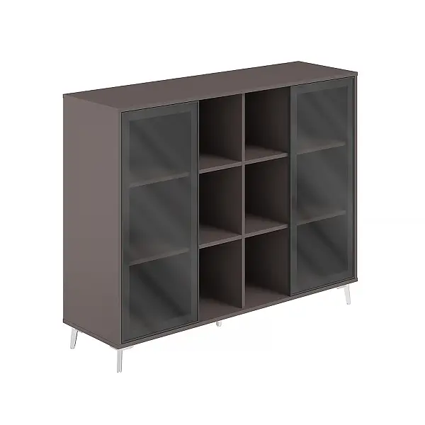 Шкаф средний с нишей Sirio с стеклянными дверьми