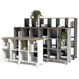 Стеллажная система MIX ZAMM. На металлокаркасе