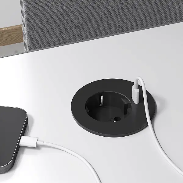 Розеточный блок POWER GROMMET (1 розетка, 1 разъем USB Type A)