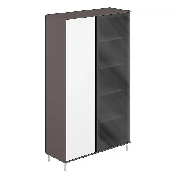Шкаф высокий комбинированный Sirio с стеклянной дверью
