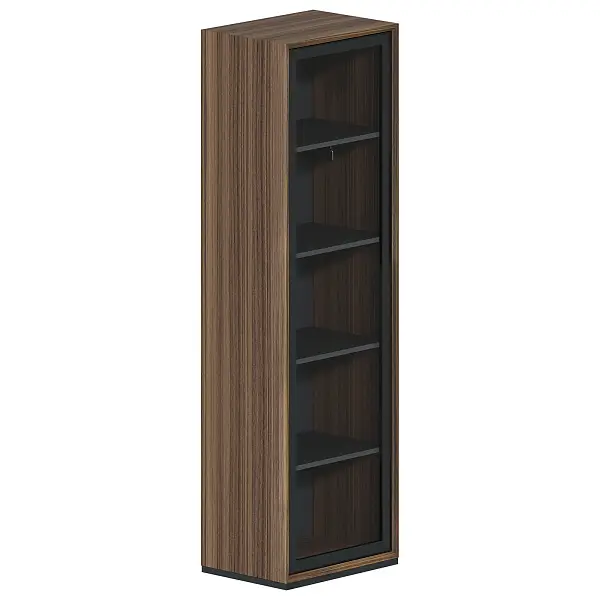 Шкаф 1-секционный со стеклом Quartz