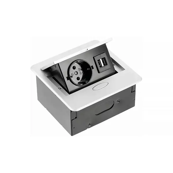 Розетка встраиваемая AVARO с 2 USB разъемами