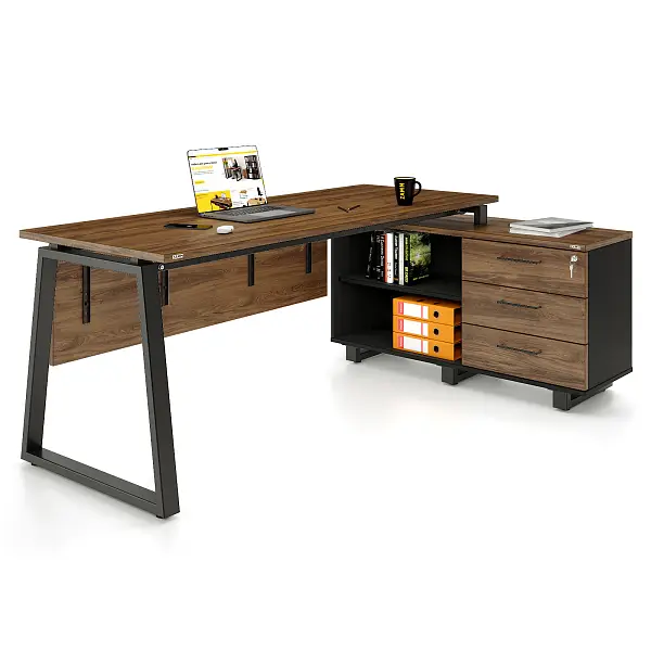 Стол прямой Экспо 60x30 ТР с опорой на тумбу